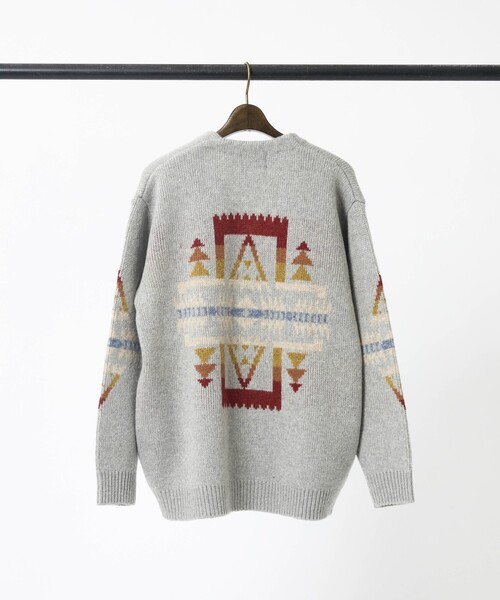 PENDLETON(ペンドルトン)の「【PENDLETON/ペンドルトン】HARDING / Shetland Wool Cardigan / シェットランドウールクルーネックニット(ニット/セーター・メンズ・ライトブラウン/ブラック/グレー・M/L)」の9枚目の写真