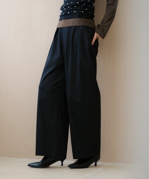 SHENERY(シーナリー)の「【LUALY】タックチノパンツ(チノパンツ・レディース・ブラック/ベージュ・38/36)」の8枚目の写真