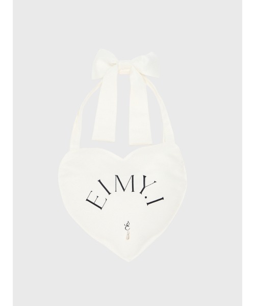 EIMY ISTOIRE(エイミーイストワール)の「【EIMY MARKET】HEART BAG(ショルダーバッグ・レディース・ドット/ブラック/ライトピンク/ホワイト・FREE)」の2枚目の写真