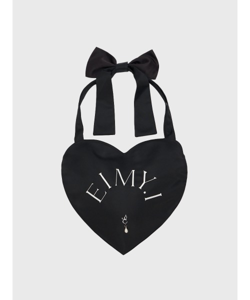 EIMY ISTOIRE(エイミーイストワール)の「【EIMY MARKET】HEART BAG(ショルダーバッグ・レディース・ドット/ブラック/ライトピンク/ホワイト・FREE)」の1枚目の写真