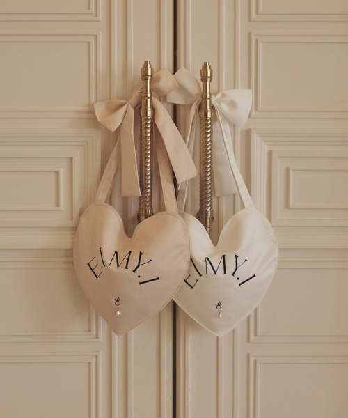 EIMY ISTOIRE(エイミーイストワール)の「【EIMY MARKET】HEART BAG(ショルダーバッグ・レディース・ドット/ブラック/ライトピンク/ホワイト・FREE)」の6枚目の写真