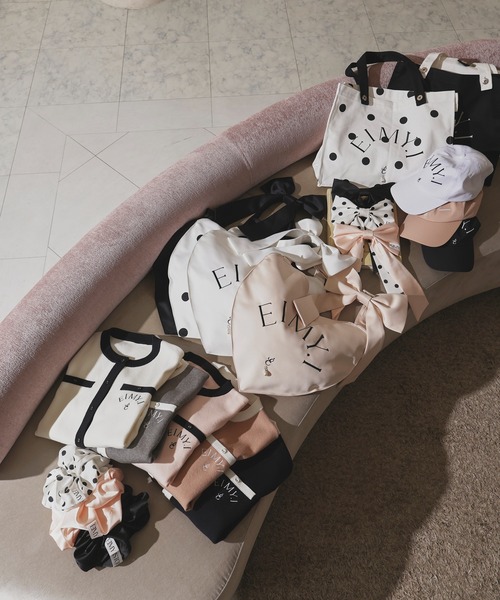 EIMY ISTOIRE(エイミーイストワール)の「【EIMY MARKET】HEART BAG(ショルダーバッグ・レディース・ドット/ブラック/ライトピンク/ホワイト・FREE)」の8枚目の写真
