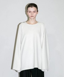 my beautiful landlet（マイビューティフルランドレット）の「【my beautiful landlet】WOOLLET CUT-OFF LONG SLEEVE - straight（Tシャツ/カットソー）」