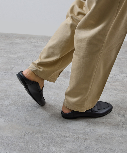 PADRONE（パドローネ）の「PADRONE パドローネ / FT Loafers フラットソールレザーローファー / PU8185-2002（ローファー・メンズ・ブラウン/ブラック・40/41/42）」の7枚目の写真