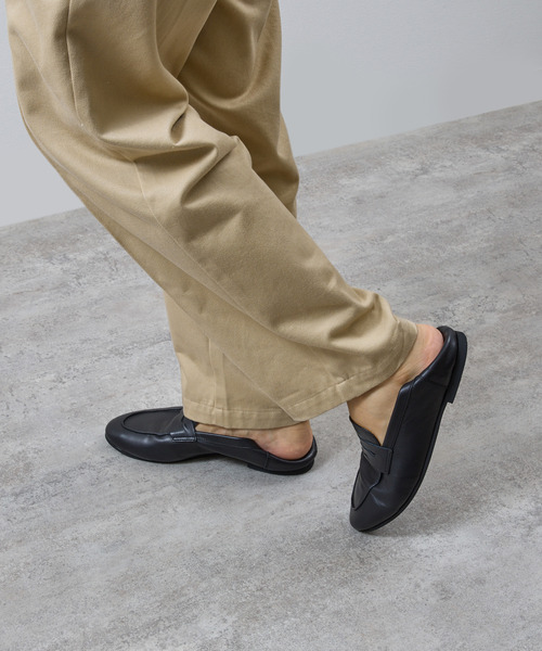 PADRONE（パドローネ）の「PADRONE パドローネ / FT Loafers フラットソールレザーローファー / PU8185-2002（ローファー・メンズ・ブラウン/ブラック・40/41/42）」の8枚目の写真