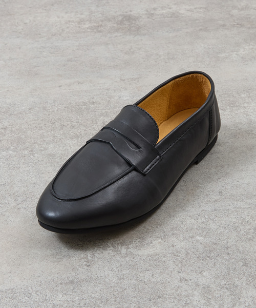PADRONE（パドローネ）の「PADRONE パドローネ / FT Loafers フラットソールレザーローファー / PU8185-2002（ローファー・メンズ・ブラウン/ブラック・40/41/42）」の10枚目の写真