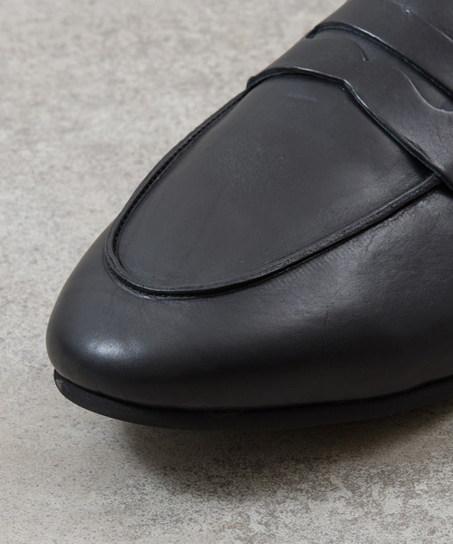 PADRONE（パドローネ）の「PADRONE パドローネ / FT Loafers フラットソールレザーローファー / PU8185-2002（ローファー・メンズ・ブラウン/ブラック・40/41/42）」の11枚目の写真