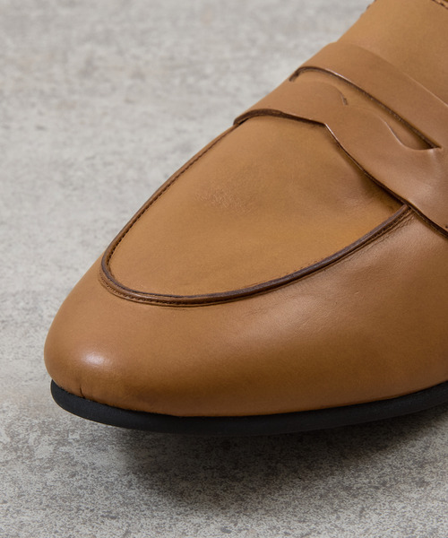 PADRONE（パドローネ）の「PADRONE パドローネ / FT Loafers フラットソールレザーローファー / PU8185-2002（ローファー・メンズ・ブラウン/ブラック・40/41/42）」の22枚目の写真