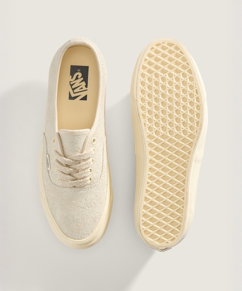 VANS(バンズ)の「VANS PREMIUM オーセンティック ヘアリースエード / LX Authentic 44 HAIRY SUEDE CREME BRULEE VN000Z6RCHW1(スニーカー・メンズ・オフホワイト・4.5/5/5.5/6/6.5/7/7.5/8/8.5/9/9.5/10/10.5/11/12)」の4枚目の写真