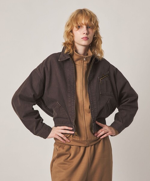 Lee（リー）の「【別注】＜Lee for 6＞ZIP UP BLOUSON BROWN/ジャケット（ブルゾン・レディース・ダークブラウン・S/M）」の2枚目の写真