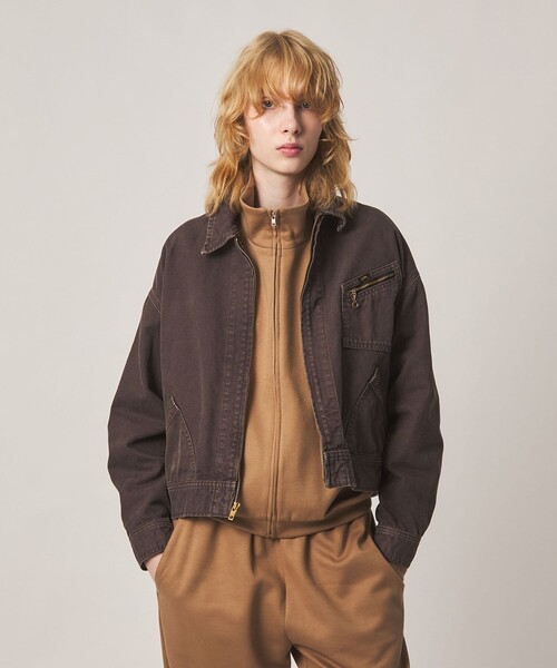 Lee（リー）の「【別注】＜Lee for 6＞ZIP UP BLOUSON BROWN/ジャケット（ブルゾン・レディース・ダークブラウン・S/M）」の3枚目の写真