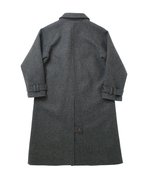 A NOTHING(アナッシング)の「PURE-WOOL 90 BALMACAAN COAT (Charcoal)(チェスターコート・レディース・その他・SMALL/MEDIUM/LARGE)」の2枚目の写真