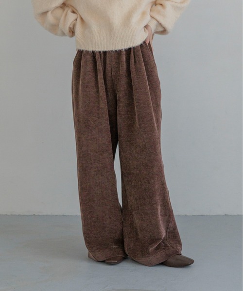 LOWRYS FARM(ローリーズファーム)の「コーデュロイイージーパンツ 1089450(その他パンツ・レディース・アイボリー/ブルー/ブラウン/チャコールグレー・MEDIUM/LARGE)」の4枚目の写真