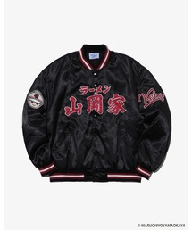 KEBOZ（ケボズ）の「山岡家 × KEBOZ SATIN VARSITY JACKET（スタジャン）」