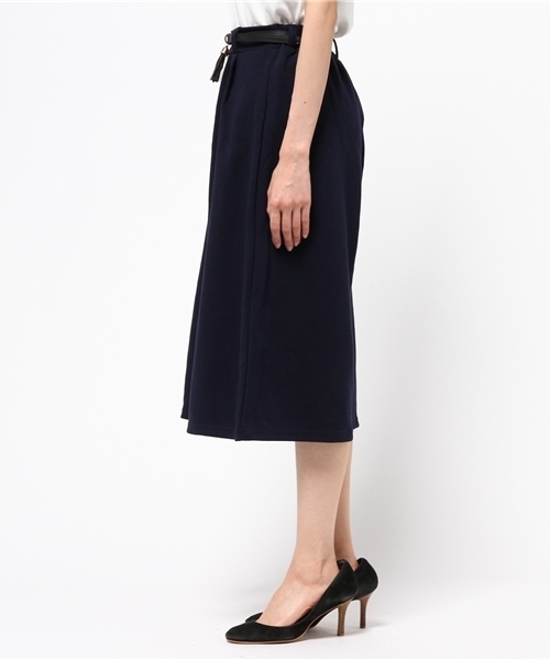 VENCEEXCHANGE（ヴァンスエクスチェンジ）の「タッセルベルト付きカットガウチョパンツ（その他パンツ・レディース・ホワイト/オフホワイト/ダークグリーン/ブルー/ブラック/コーラル・MEDIUM）」の8枚目の写真