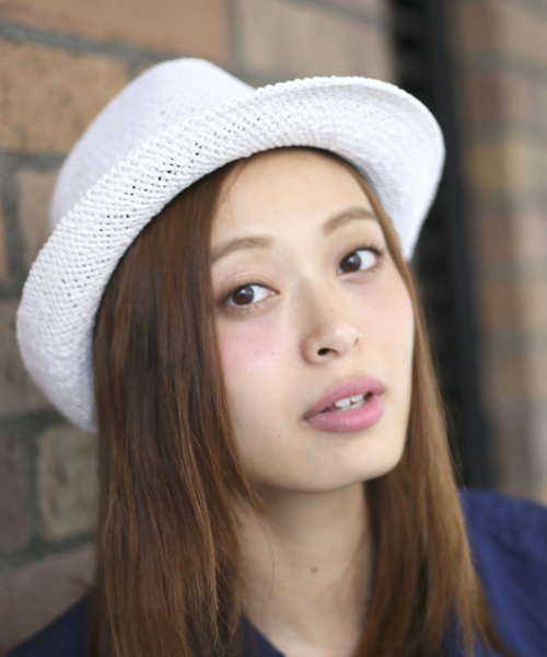 Denime（ドゥニーム）の「ペーパー中折れハット（ハット・メンズ・ブラック/ナチュラル/オフホワイト・FREE）」の13枚目の写真