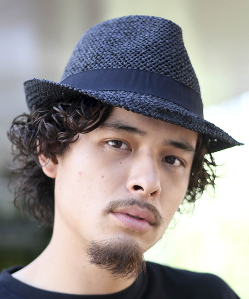 Denime（ドゥニーム）の「ペーパー中折れハット（ハット・メンズ・ブラック/ナチュラル/オフホワイト・FREE）」の17枚目の写真