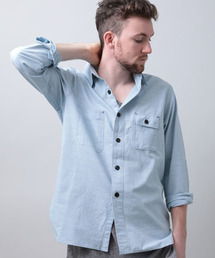 Denime | シャンブレーワークシャツ(シャツ/ブラウス)