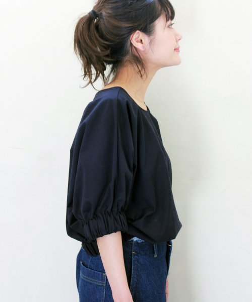 Spick &amp; Span - Spick and Span JUST ギャザーブラウス プルオーバー Spick & Span（スピックアンドスパン）の「ストライプギャザー