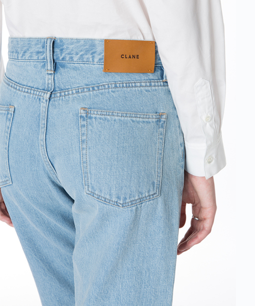 CLANE（クラネ）の「SECOND USED ICE BLUE（デニムパンツ・レディース・ブルー・24inch/26inch/25inch）」の8枚目の写真