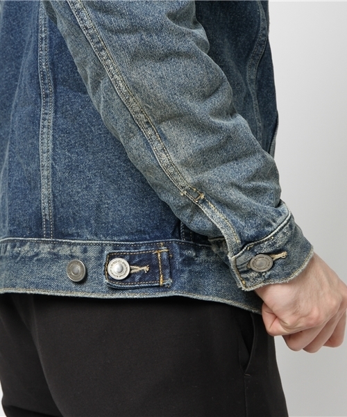 ALLSAINTSオールセインツインディゴブルーデニムジャケットＸＬ ALLSAINTS（オールセインツ）の「CRATER DENIM JACKET | CRATER
