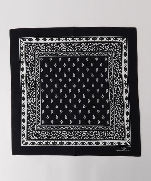 Masaki Matsushima(マサキマツシマ)の「<Masaki Matsushima(マサキ マツシマ)> CTN BANDANA(バンダナ/スカーフ・メンズ・ベージュ/イエロー/ネイビー/ブラウン/ライム/ブラック/ライトブルー/オレンジ系その他・FREE)」の7枚目の写真