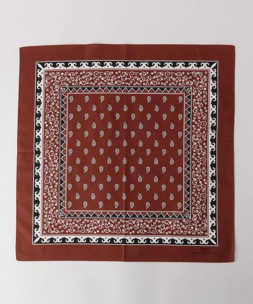 Masaki Matsushima(マサキマツシマ)の「<Masaki Matsushima(マサキ マツシマ)> CTN BANDANA(バンダナ/スカーフ・メンズ・ベージュ/イエロー/ネイビー/ブラウン/ライム/ブラック/ライトブルー/オレンジ系その他・FREE)」の1枚目の写真