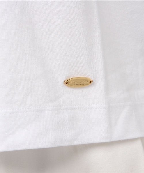 BLUE LABEL CRESTBRIDGE（ブルーレーベルクレストブリッジ）の「SHOGO SEKINEグラフィックTシャツ（Tシャツ/カットソー・レディース・オフホワイト/ネイビー/ピンク・38）」の11枚目の写真