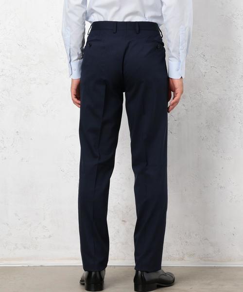 green label relaxing（グリーンレーベルリラクシング）の「TW/SILK シャドーストライプ スリム NP パンツ ◆（スーツパンツ・メンズ・ブラック/ダークグレー/ネイビー・76ｃｍ/80ｃｍ/84ｃｍ/88ｃｍ/72cm/92cm）」の11枚目の写真