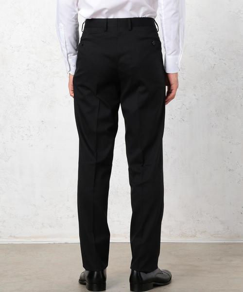 green label relaxing（グリーンレーベルリラクシング）の「TW/SILK シャドーストライプ スリム NP パンツ ◆（スーツパンツ・メンズ・ブラック/ダークグレー/ネイビー・76ｃｍ/80ｃｍ/84ｃｍ/88ｃｍ/72cm/92cm）」の8枚目の写真