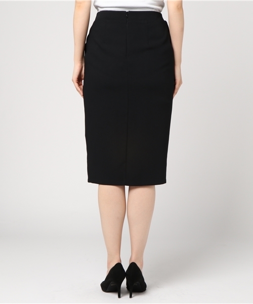 GUILD PRIME（ギルドプライム）の「◆雑誌掲載◆【GUILD PRIME】WOMENS フロントジップスカート（スカート・レディース・ブラック/レッド・36/34）」の5枚目の写真