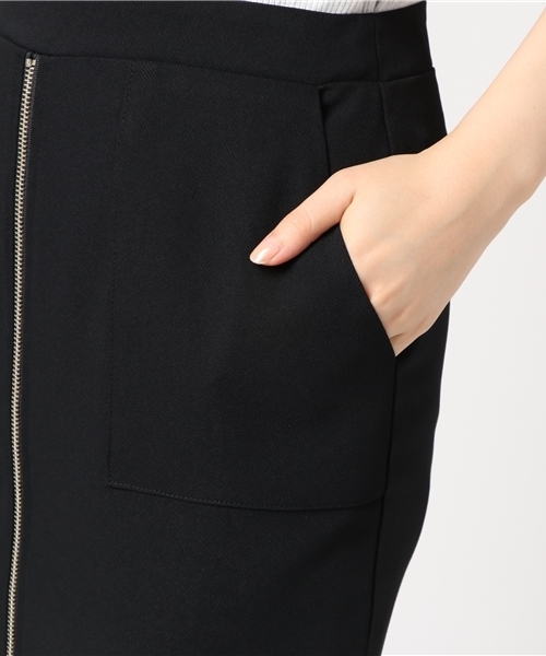 GUILD PRIME（ギルドプライム）の「◆雑誌掲載◆【GUILD PRIME】WOMENS フロントジップスカート（スカート・レディース・ブラック/レッド・36/34）」の8枚目の写真