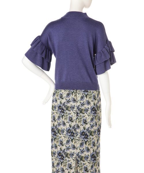 FREE'S MART（フリーズマート）の「アンジェリーナ袖フリルニット（ニット/セーター・レディース・ブラック/ベージュ/ピンク/ブルー・FREE）」の18枚目の写真