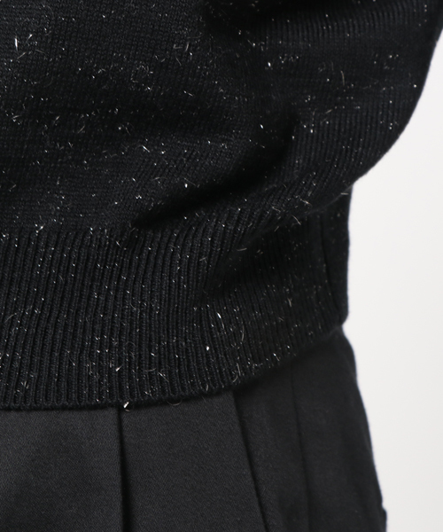 FREE'S MART（フリーズマート）の「アンジェリーナ袖フリルニット（ニット/セーター・レディース・ブラック/ベージュ/ピンク/ブルー・FREE）」の10枚目の写真