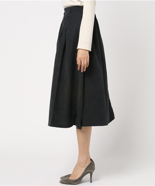panasea（パナシア）の「フロントボタンフレアタックスカート（スカート・レディース・ブラック/モカ/ベージュ・FREE）」の6枚目の写真