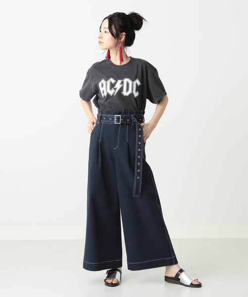 Ray BEAMS(レイビームス)の「GOOD SPEED / White Logo ACDC Tシャツ(Tシャツ/カットソー・レディース・ブラック・ONE SIZE)」の11枚目の写真