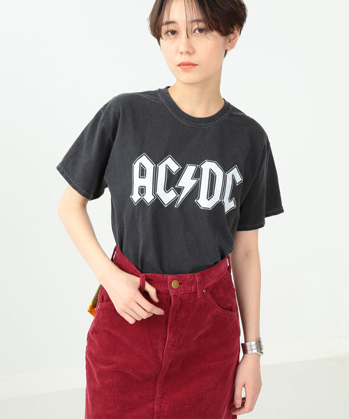 Ray BEAMS(レイビームス)の「GOOD SPEED / White Logo ACDC Tシャツ(Tシャツ/カットソー・レディース・ブラック・ONE SIZE)」の14枚目の写真