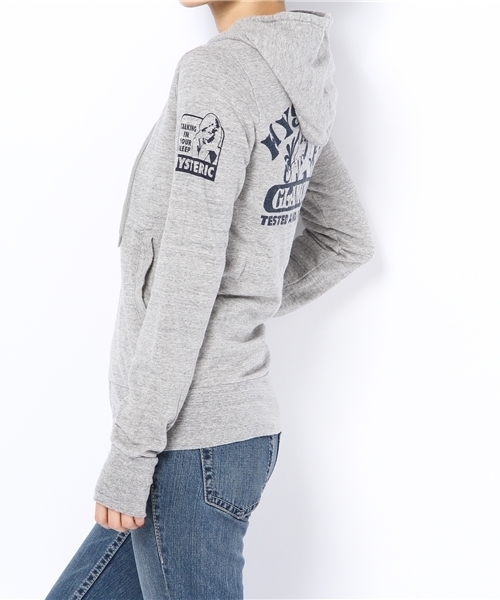 HYSTERIC GLAMOUR（ヒステリックグラマー）の「TESTED AND APPROVED pt PK（パーカー・レディース・アイボリー/トップグレー/ブラック・FREE）」の5枚目の写真