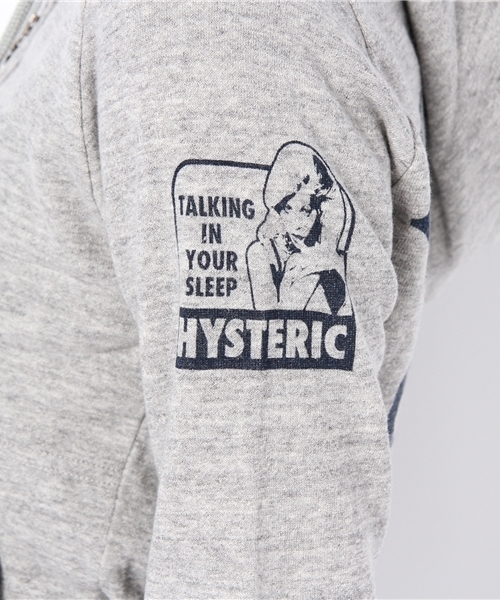 HYSTERIC GLAMOUR（ヒステリックグラマー）の「TESTED AND APPROVED pt PK（パーカー・レディース・アイボリー/トップグレー/ブラック・FREE）」の9枚目の写真