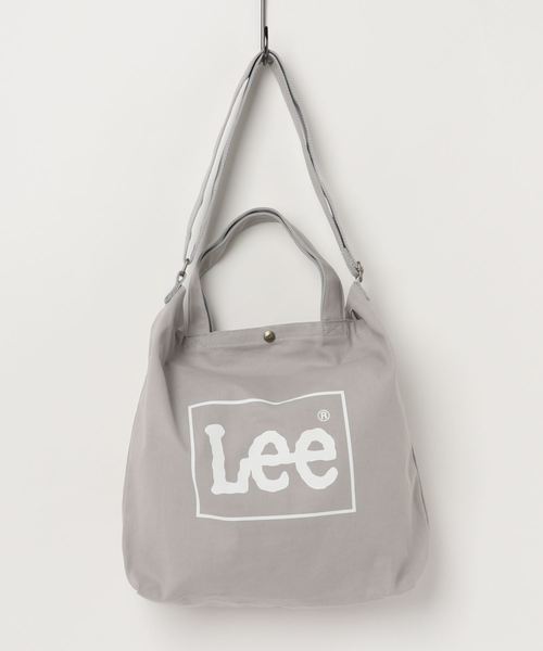 Lee（リー）の「LEE/リー　キャンバスビッグトート（トートバッグ・レディース・ホワイト/ブラック/グレー/ピンク/ブルー/ライトグリーン/ネイビー/ブラック系その他/ホワイト系その他/ホワイト系その他2/ブラック系その他2/ブラウン/カーキ/ダークネイビー/ライトピンク/ライトブルー/ラベンダー/オリーブ/ホワイト系その他3/ホワイト×グリーン/ホワイト×ブルー・ONE SIZE）」の10枚目の写真