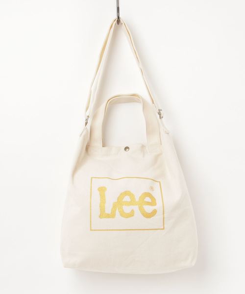 Lee（リー）の「LEE/リー　キャンバスビッグトート（トートバッグ・レディース・ホワイト/ブラック/グレー/ピンク/ブルー/ライトグリーン/ネイビー/ブラック系その他/ホワイト系その他/ホワイト系その他2/ブラック系その他2/ブラウン/カーキ/ダークネイビー/ライトピンク/ライトブルー/ラベンダー/オリーブ/ホワイト系その他3/ホワイト×グリーン/ホワイト×ブルー・ONE SIZE）」の5枚目の写真