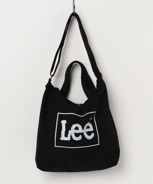 Lee（リー）の「LEE/リー　キャンバスビッグトート（トートバッグ・レディース・ホワイト/ブラック/グレー/ピンク/ブルー/ライトグリーン/ネイビー/ブラック系その他/ホワイト系その他/ホワイト系その他2/ブラック系その他2/ブラウン/カーキ/ダークネイビー/ライトピンク/ライトブルー/ラベンダー/オリーブ/ホワイト系その他3/ホワイト×グリーン/ホワイト×ブルー・ONE SIZE）」の7枚目の写真
