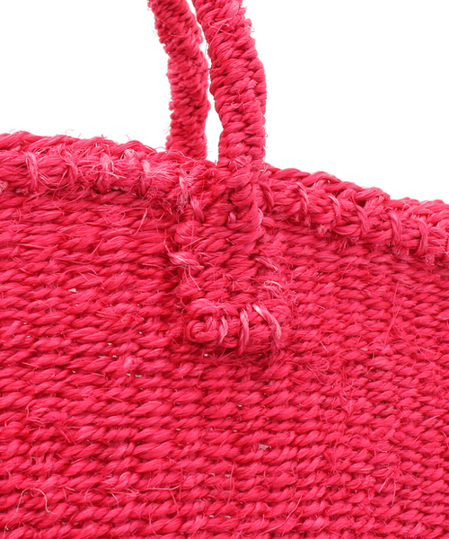 CIAOPANIC（チャオパニック）の「サイザル12INCハンドル（かごバッグ・レディース・ターコイズブルー/ピンク/レモンイエロー・FREE）」の11枚目の写真