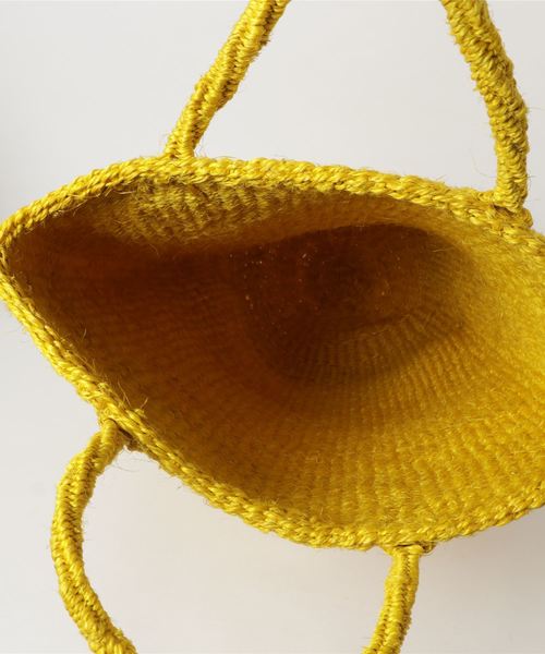 CIAOPANIC（チャオパニック）の「サイザル12INCハンドル（かごバッグ・レディース・ターコイズブルー/ピンク/レモンイエロー・FREE）」の6枚目の写真