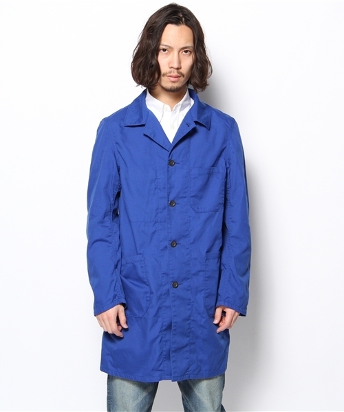 green label relaxing(グリーンレーベルリラクシング)の「T/C DUCK ショップコート(その他アウター・メンズ・レッド/マスタード/ロイヤルブルー・SMALL/MEDIUM)」の4枚目の写真