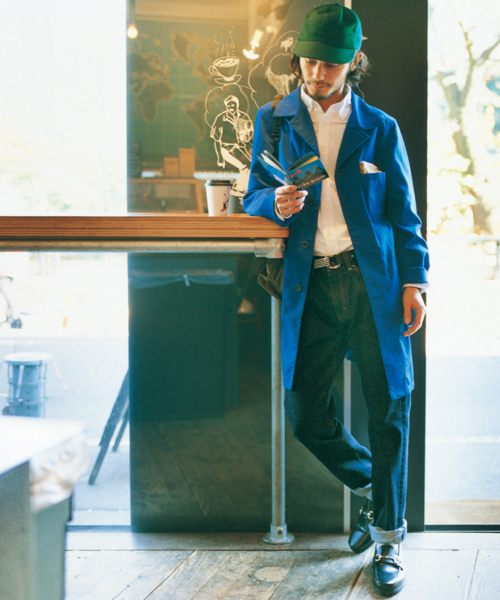green label relaxing(グリーンレーベルリラクシング)の「T/C DUCK ショップコート(その他アウター・メンズ・レッド/マスタード/ロイヤルブルー・SMALL/MEDIUM)」の15枚目の写真