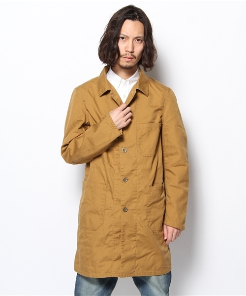 green label relaxing(グリーンレーベルリラクシング)の「T/C DUCK ショップコート(その他アウター・メンズ・レッド/マスタード/ロイヤルブルー・SMALL/MEDIUM)」の14枚目の写真