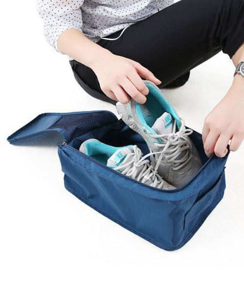 classicalelf(クラシカルエルフ)の「持ち運びシューズケース(トラベルグッズ・レディース・ネイビー/グレー/オレンジ/ブルー/ワインレッド/ピンク・FREE)」の15枚目の写真