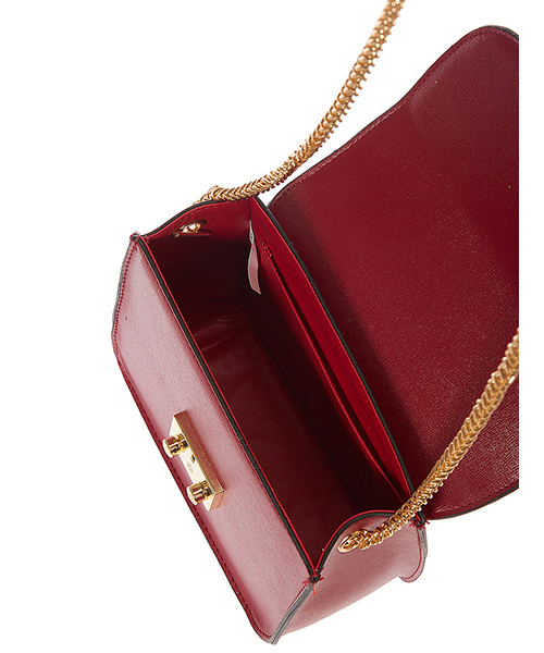 fifth（フィフス）の「フラップチェーンミドルショルダーバッグ（ショルダーバッグ・レディース・ブラック/パープル/レッド/ピンク/グレー/グリーン・FREE）」の11枚目の写真