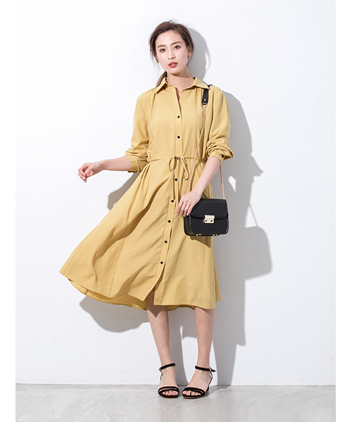 fifth（フィフス）の「フラップチェーンミドルショルダーバッグ（ショルダーバッグ・レディース・ブラック/パープル/レッド/ピンク/グレー/グリーン・FREE）」の13枚目の写真